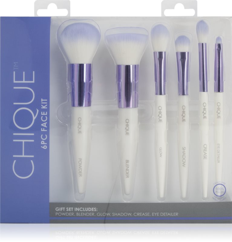 Royal and Langnickel Chique Studio Face set perii machiaj pentru față și ochi