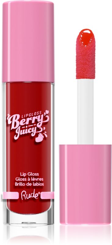 Rude Cosmetics Berry Juicy lip gloss hidratant culoare Coral Kiss 4 g