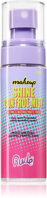 Rude Cosmetics Shine Control Mist spray de fixare pentru controlul luciului 60 ml