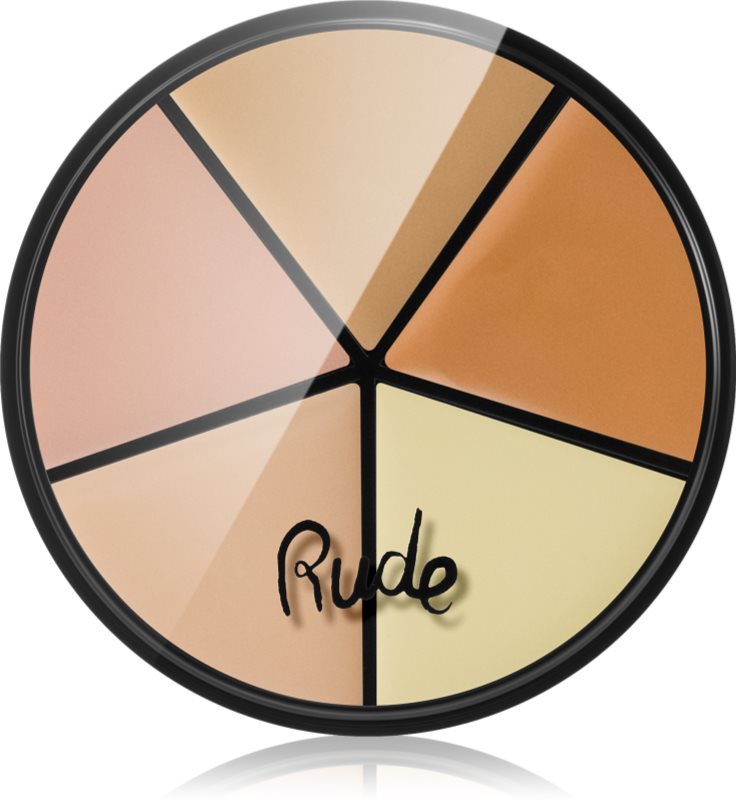 Rude Cosmetics Fabulous Concealer Wheel paleta corectoare culoare Light 7.5 g