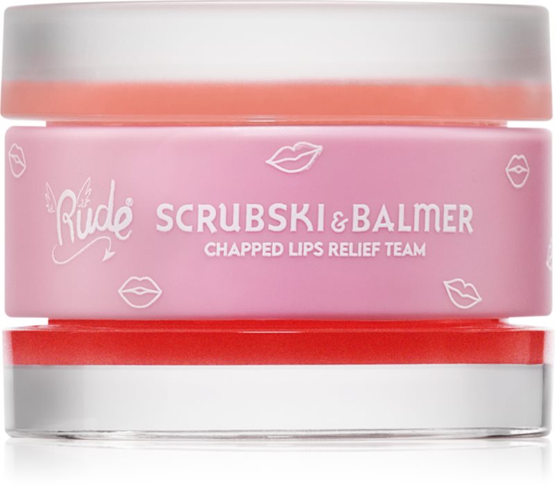 Rude Cosmetics Scrubski & Balmer balsam și exfoliant pentru buze
