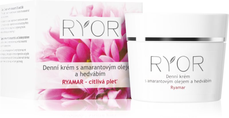 RYOR Ryamar crema de zi cu ulei de amaranth si matase 50 ml