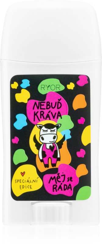 RYOR PuraVida Nebuď KRÁVA deodorant crema pentru femei 50 ml