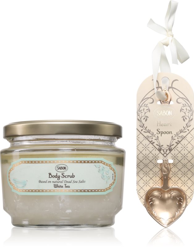 Sabon White Tea exfoliant pentru corp 320 ml