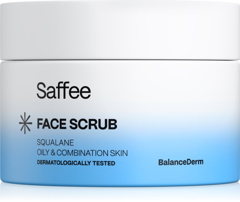 Saffee BalanceDerm Face Scrub exfoliant facial pentru ten gras și mixt 50 ml