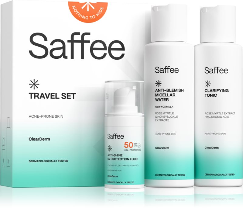 Saffee ClearDerm Travel Set Set de călătorii pentru pielea problematica