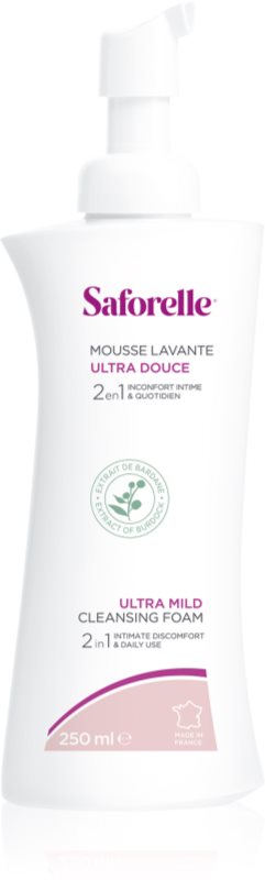 Saforelle Mousse ultra mild spuma de curatat pentru partile intime 250 ml
