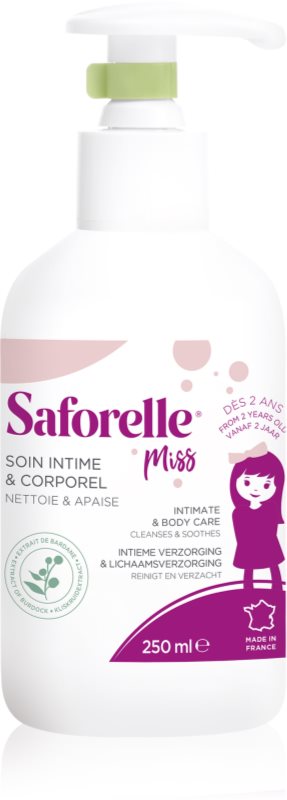Saforelle Miss Gel delicat pentru igiena intima pentru copii 250 ml