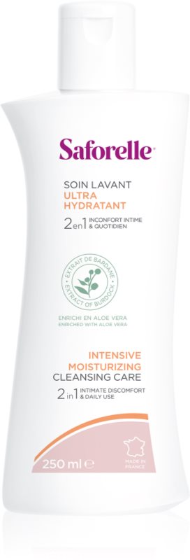 Saforelle Ultra Hydratant gel intensiv de hidratare pentru igiena intima 250 ml