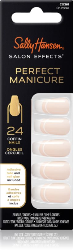 Sally Hansen Salon Effects unghii artificiale CO361 On Pointe 24 buc