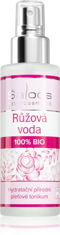 Saloos Floral Water Rose 100% Bio loțiune tonică cu apă florală pentru strălucire și revitalizare 100 ml