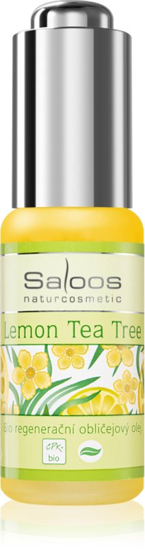 Saloos Bio Skin Oils Lemon Tea Tree ulei pentru regenerare pentru ten gras si problematic 20 ml