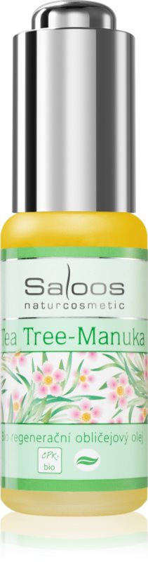 Saloos Bio Skin Oils Tea Tree & Manuka ulei calmant si reparator pentru ten acneic 20 ml