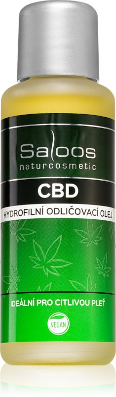 Saloos CBD ulei hidrofilic pentru indepartarea gentila a machiajului 50 ml
