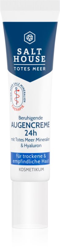 Salt House Dead Sea Therapy Eye Cream 24h crema de ochi hidratanta cu acid hialuronic 15 ml