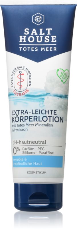Salt House Dead Sea Light Body Milk lapte de corp pentru piele sensibila 250 ml