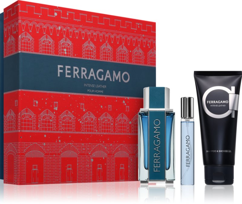 Ferragamo Ferragamo Intense Leather set cadou pentru bărbați 1 buc