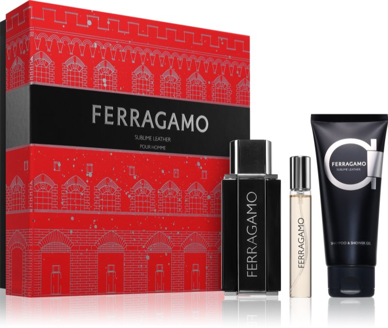 Ferragamo Ferragamo Sublime Leather set cadou pentru bărbați 1 buc