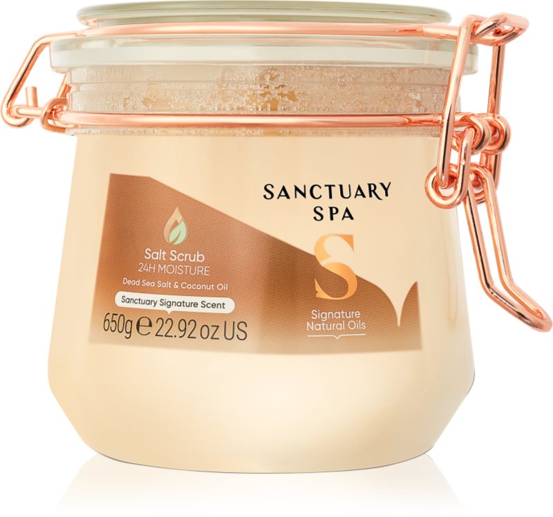 Sanctuary Spa Signature Natural Oils sare pentru exfoliere nutritie si hidratare 650 g