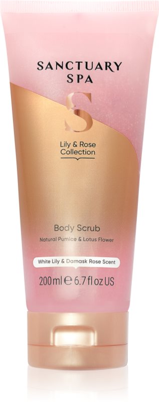 Sanctuary Spa Lily & Rose Collection gel exfoliant cu efect de netezire 200 ml