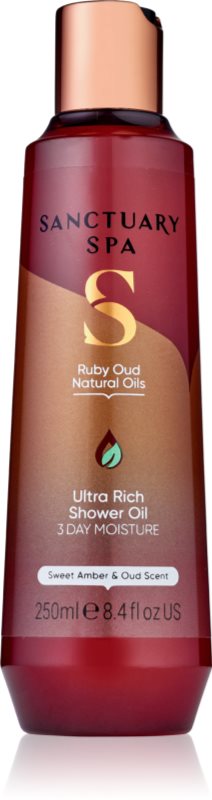 Sanctuary Spa Ruby Oud Ulei pentru dus hranitor cu efect de nutritiv 250 ml