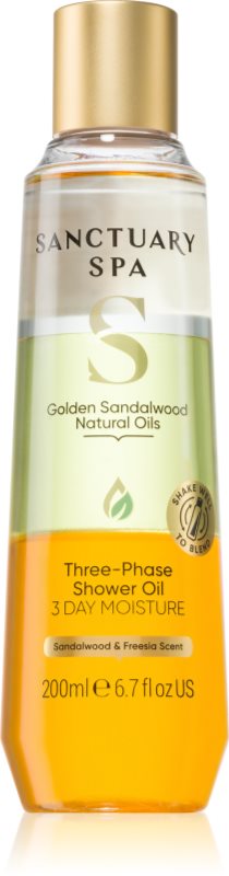 Sanctuary Spa Golden Sandalwood Ulei pentru dus hranitor 200 ml