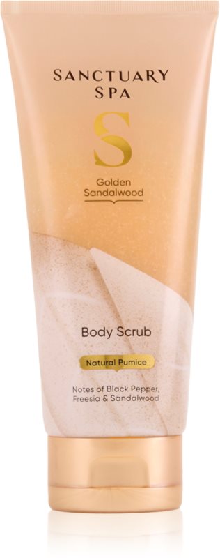 Sanctuary Spa Golden Sandalwood gel exfoliant pentru corp 200 ml