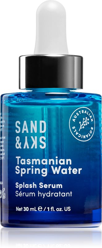 Sand & Sky Tasmanian Spring Water Splash Serum ser cu hidratare intensă faciale 30 ml