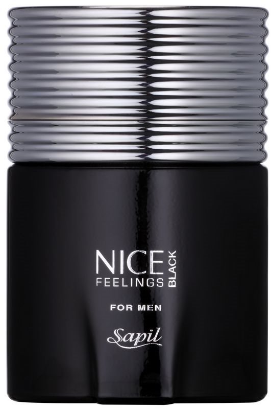 Sapil Nice Feelings Black Eau de Toilette pentru bărbați 75 ml