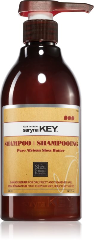 Saryna Key Pure African Shea Butter Damage Repair șampon pentru par uscat