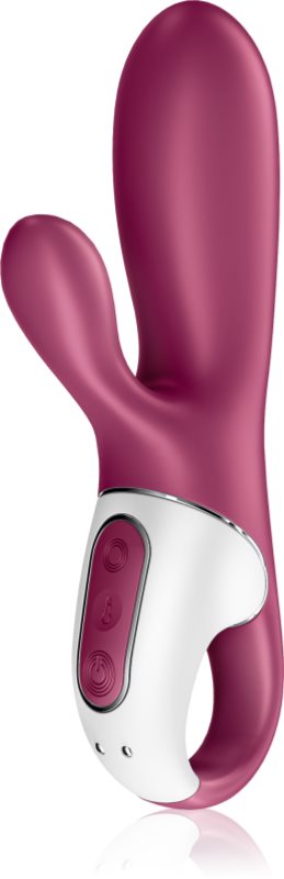 Satisfyer HOT BUNNY CONNECT APP vibrator cu stimularea clitorisului Violet 17,3 cm