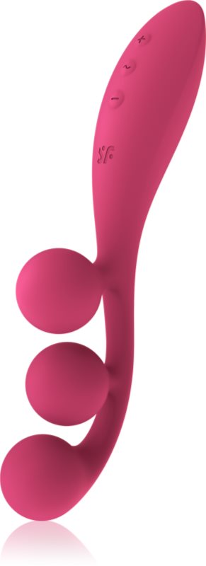 Satisfyer Tri Ball 1 vibrator cu stimularea clitorisului 23.6 cm