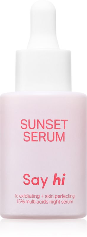 Say Hi Sunset ser de noapte Cu AHA Acizi 30 ml