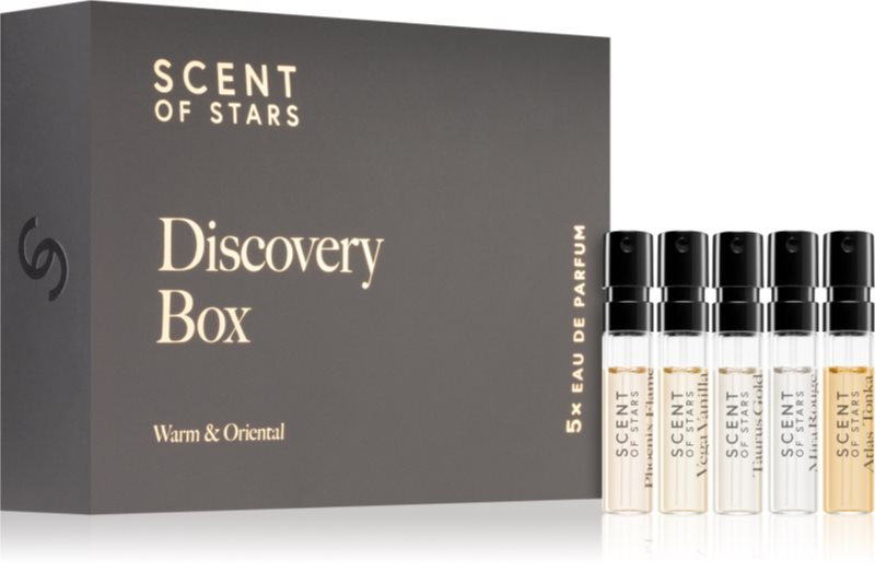 SCENT OF STARS Discovery Box: Warm & Oriental set unisex 5x2 ml