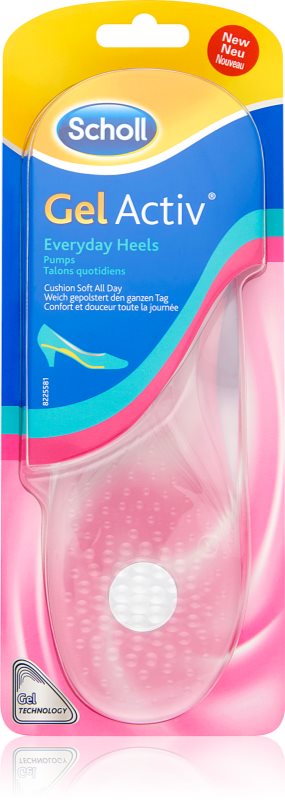 Scholl GelActiv Everyday Heels pernute de gel pentru picioare si pantofi 1 pereche