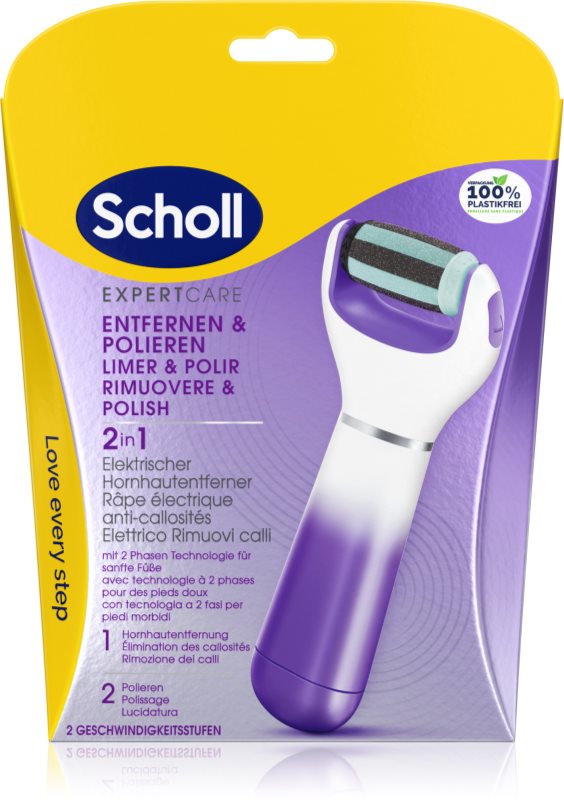 Scholl Expert Care File & Smooth pila electronica pentru calcaie 1 buc