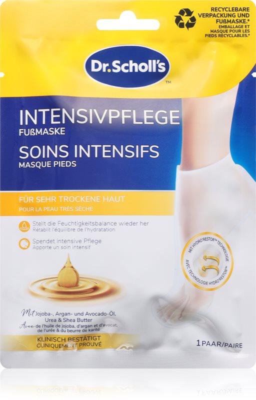Scholl Pedimask™ Urea masca hidratanta pentru picioare 1 pereche