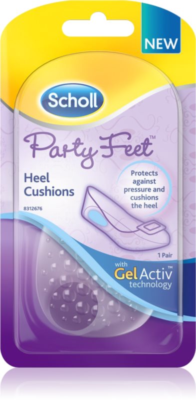 Scholl GelActiv Party Feet pernuțe de gel sub călcâi 1 pereche