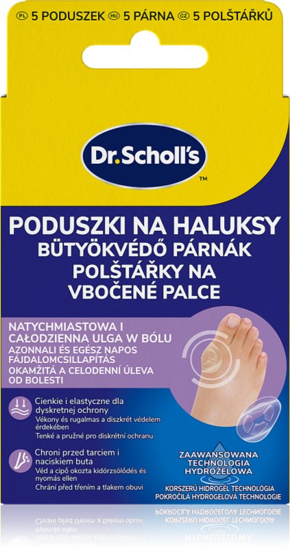 Scholl Dr. Scholl's Bunion Cushions pernuță protectoare pentru monturi 5 buc