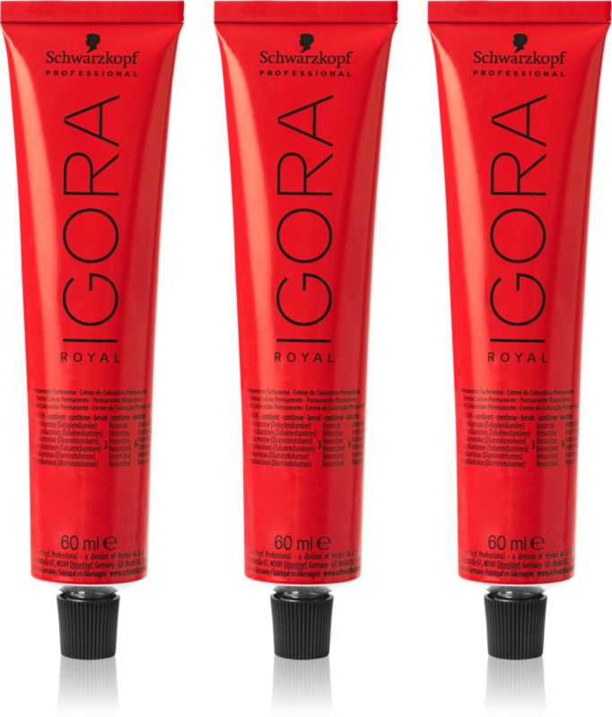 Schwarzkopf Professional IGORA Royal culoare par ambalaj economic culoare 6-00 Dark Blonde Natural Extra