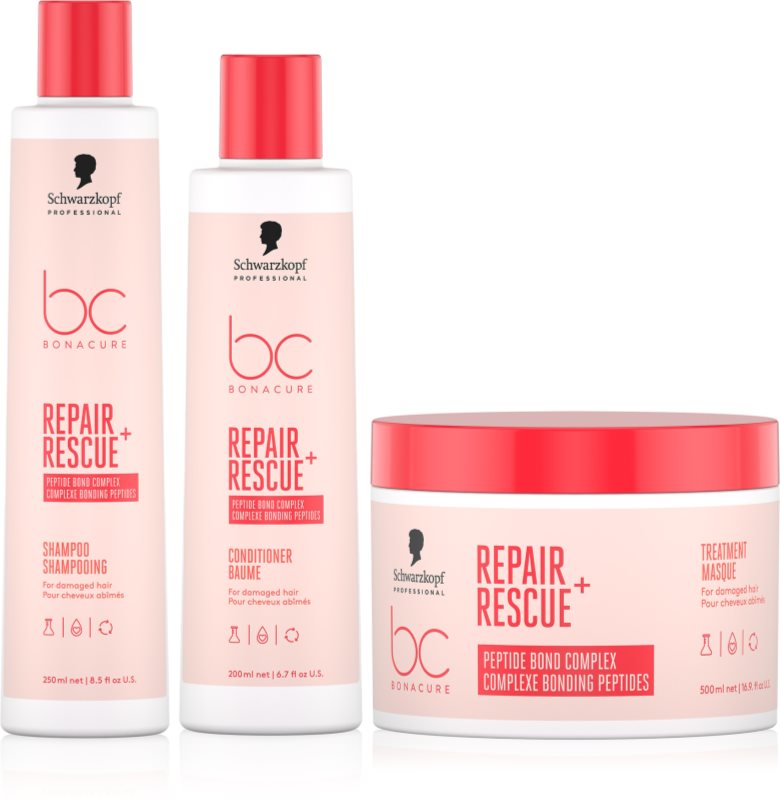 Schwarzkopf Professional BC Bonacure Repair Rescue+ set pentru par deteriorat