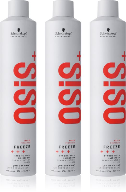 Schwarzkopf Professional Osis+ Freeze fixativ cu fixare puternică ambalaj economic