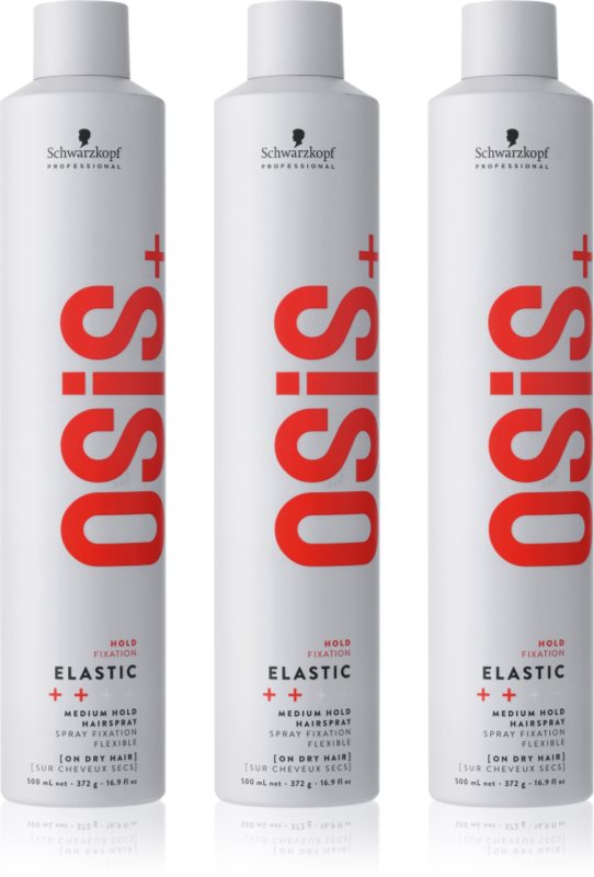 Schwarzkopf Professional Osis+ Elastic Spray de păr cu fixare medie ambalaj economic