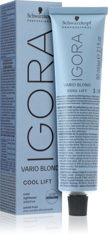 Schwarzkopf Professional IGORA Vario Blond Cool Lift Adaos de tonifiere si iluminare Cool Lift 60 ml