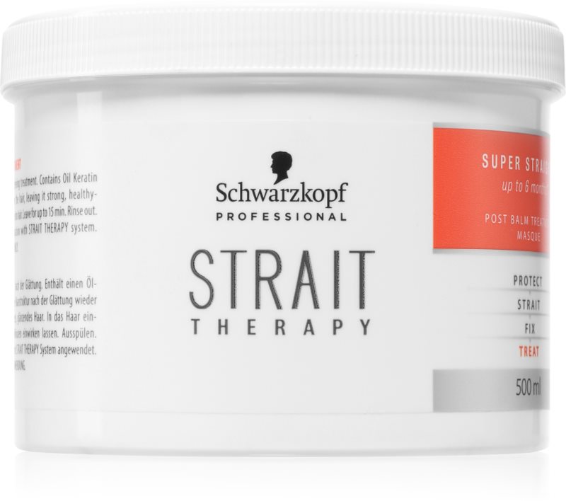 Schwarzkopf Professional STRAIT Therapy Post Balm Treatment masca de restructurare pentru intarirea parului 500 ml