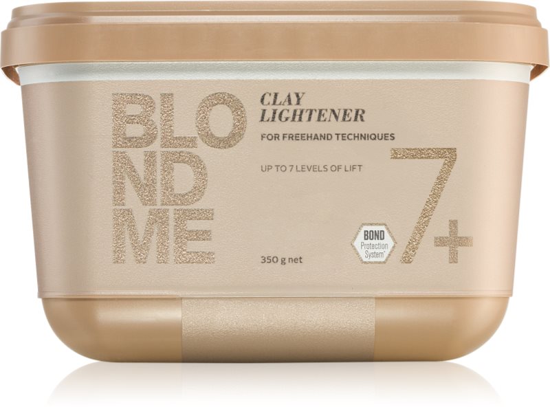 Schwarzkopf Professional Blondme Clay Lightener strălucitor premium cu conținut de argilă 7+ 350 g