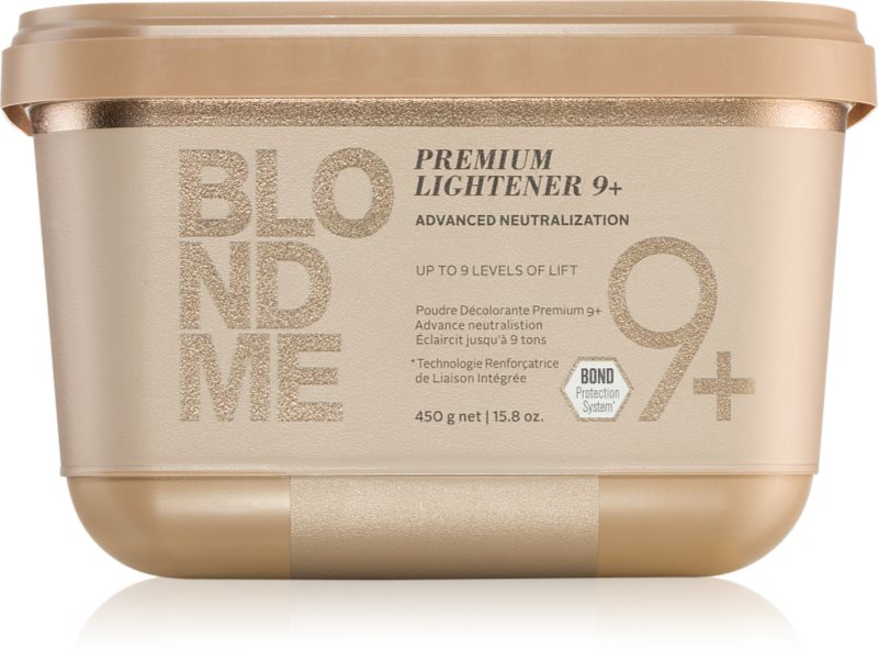 Schwarzkopf Professional Blondme Premium Lightener 9+ Premium trasnet 9+ pudră fără praf 450 g