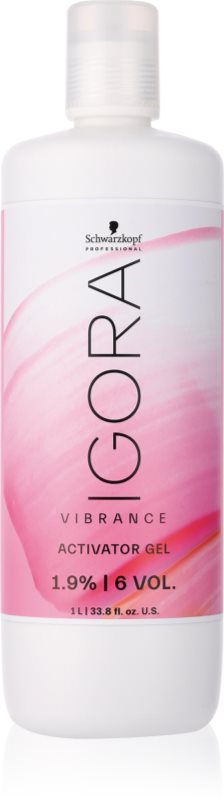 Schwarzkopf Professional IGORA Vibrance lotiune activa cu textura de gel 1,9% / 6 Vol. 1000 ml
