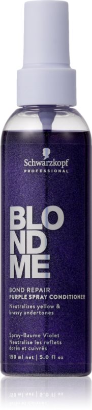 Schwarzkopf Professional Blondme Bond Repair Purple Spray Conditioner balsam de par violet Spray 150 ml