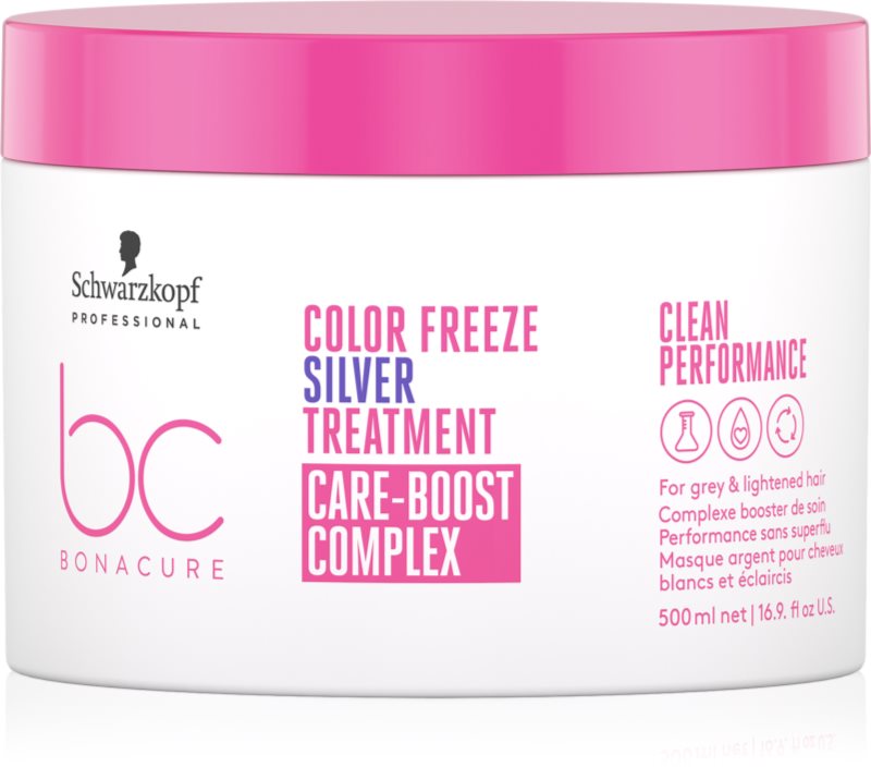 Schwarzkopf Professional BC Bonacure Color Freeze Silver masca intensiva pentru parul blond cu suvite 500 ml